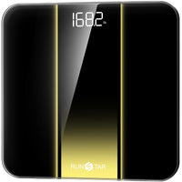 RunStar D400 Digital Weight Scale Black-Gold