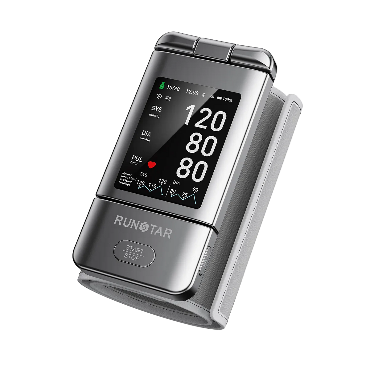A wirless smart blood pressure monitor