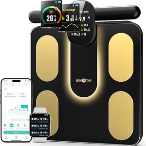 RunStar 8E SmartScan Pro Body Fat Scale with 28+ Essential Body Metrics
 and 7-in-1 Display