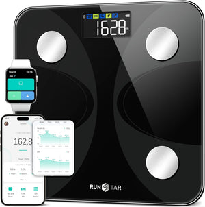 RunStar 4E Body Scale with 20+ Essential Body Metrics and 6-in-1 Display