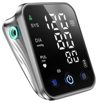 Smart blood pressure monitor with a clear display