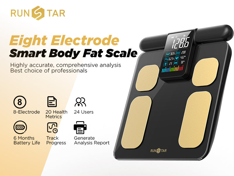 eight-electrode smart body fat scale, comprehensive analysis