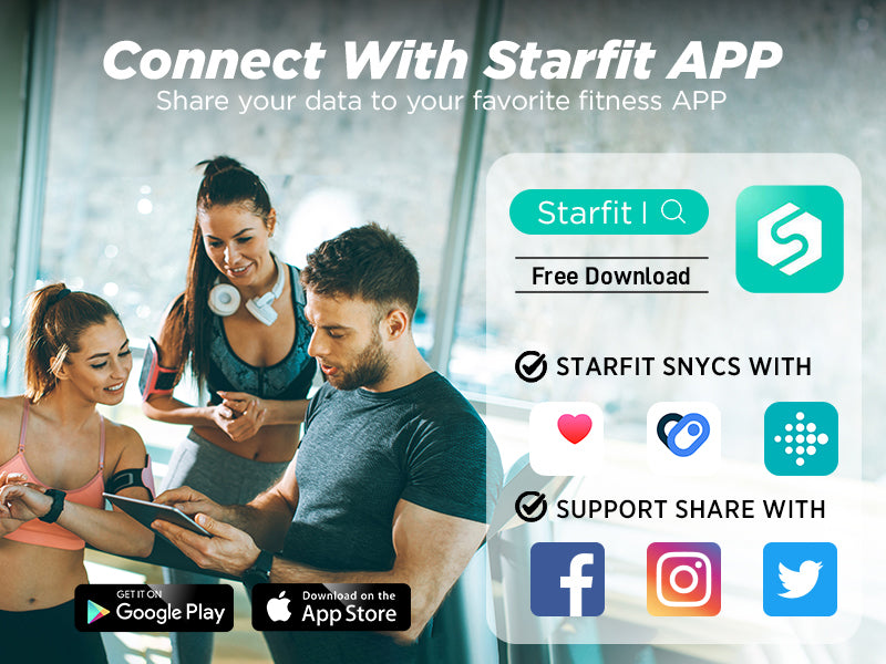 share your data to your favourite fitness APP
